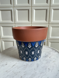 Blue Boho Planter