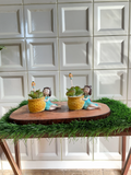 Fairy Basket Duo Resin Planters