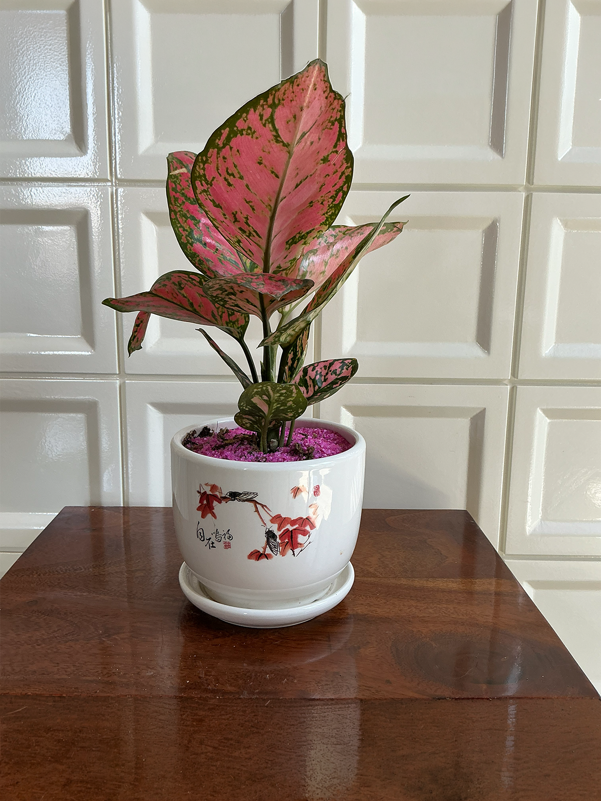 Floral Art Ceramic Planter