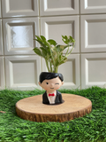 Little Gentleman Resin Planter
