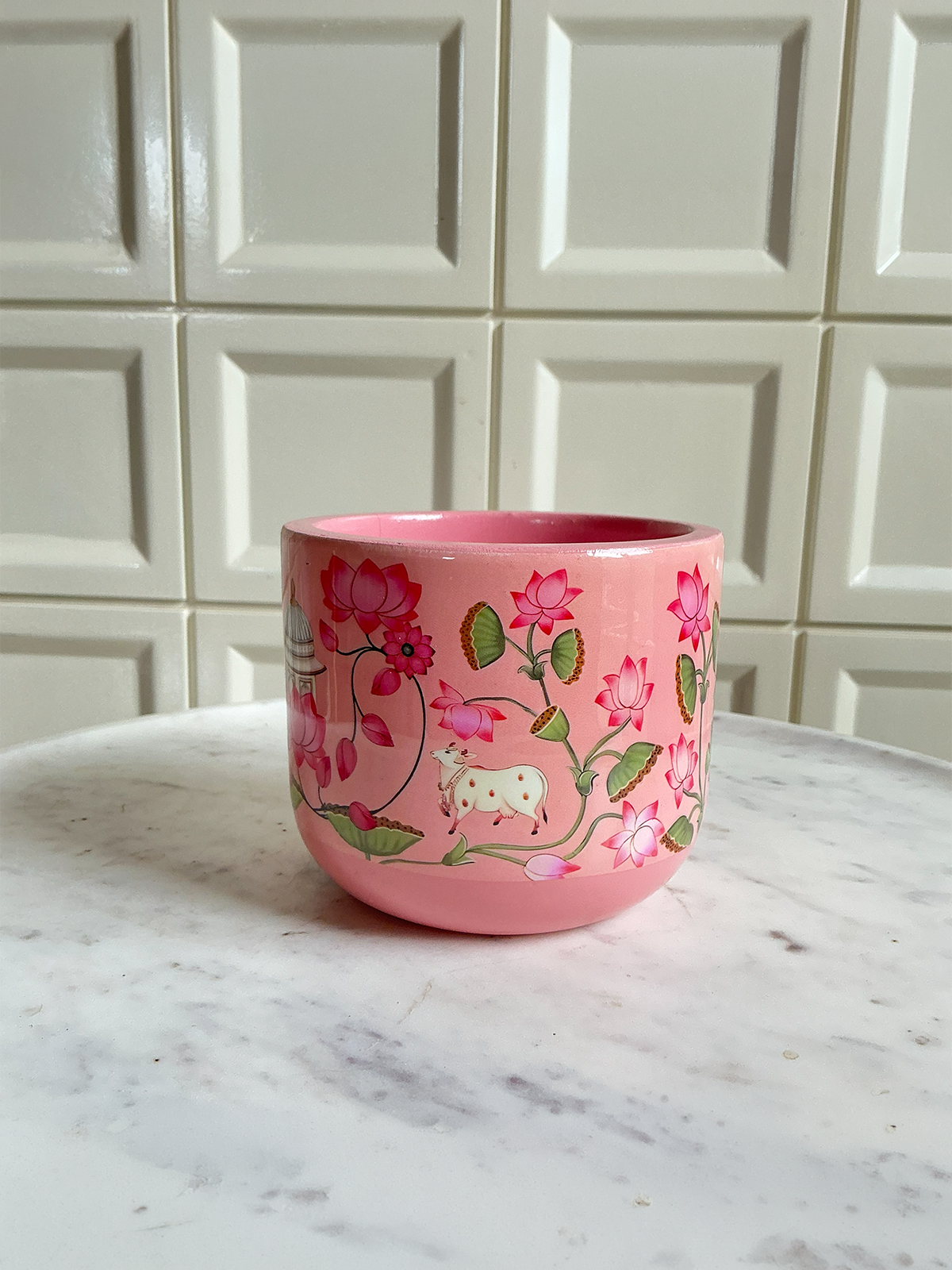 Lotus Pink Planter