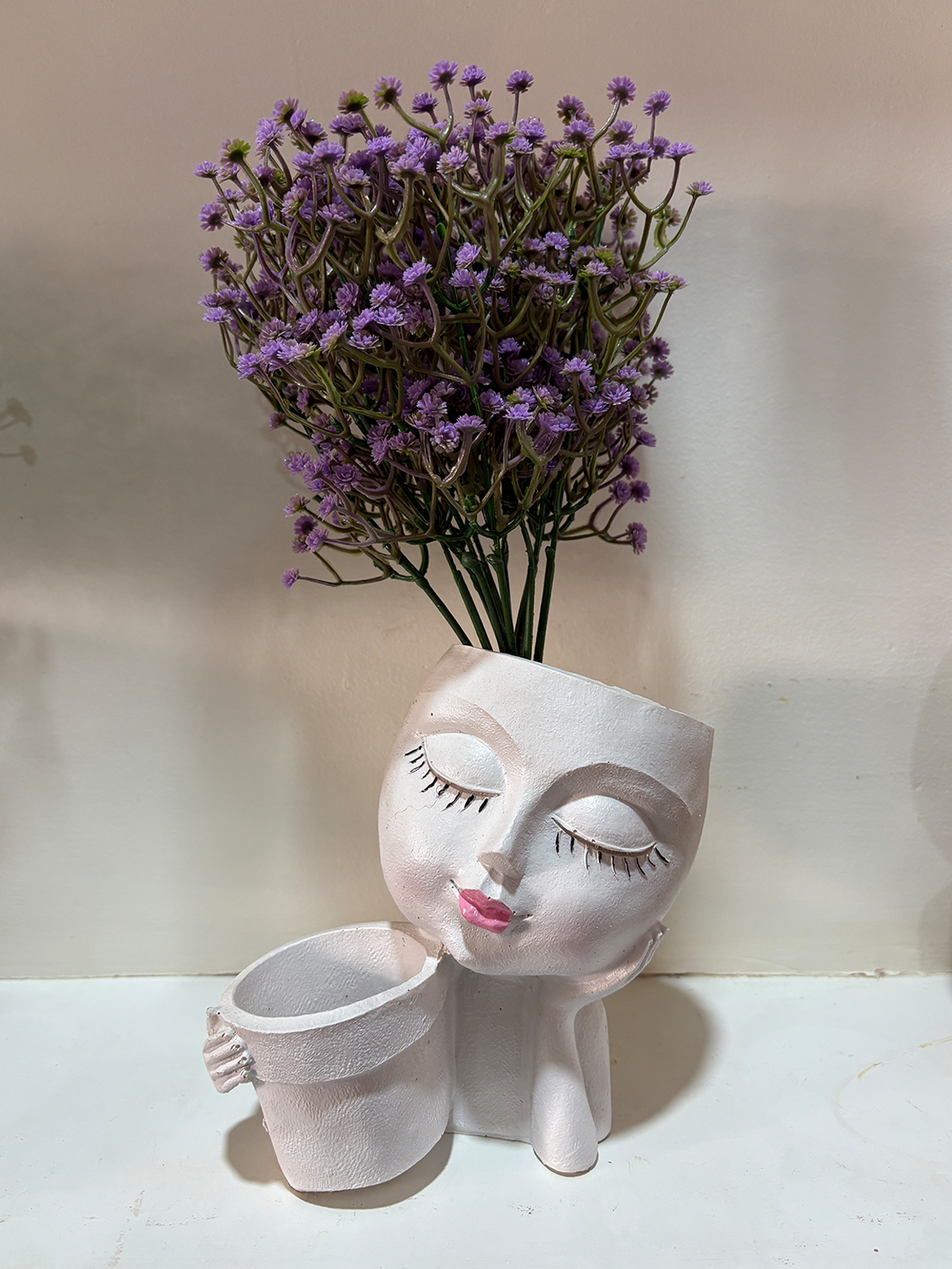 Serene Lady Resin Planter